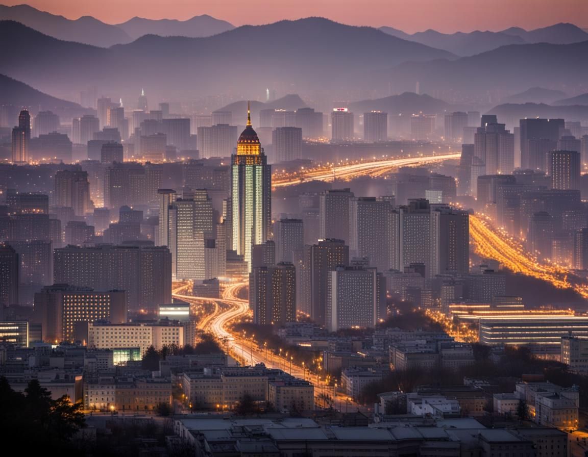 Pyongyang, South Korea: Professional Photography View