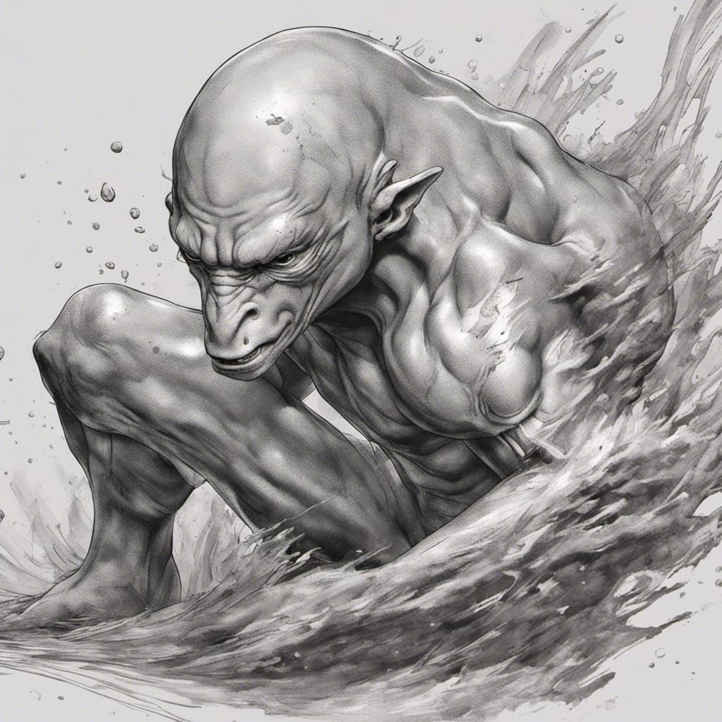 Hyperrealistic Dolphin Portrait with Volumetric Lighting