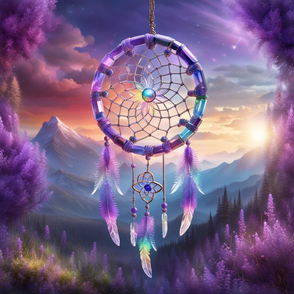 Crystal Dreamcatcher: Digital Matte Painting