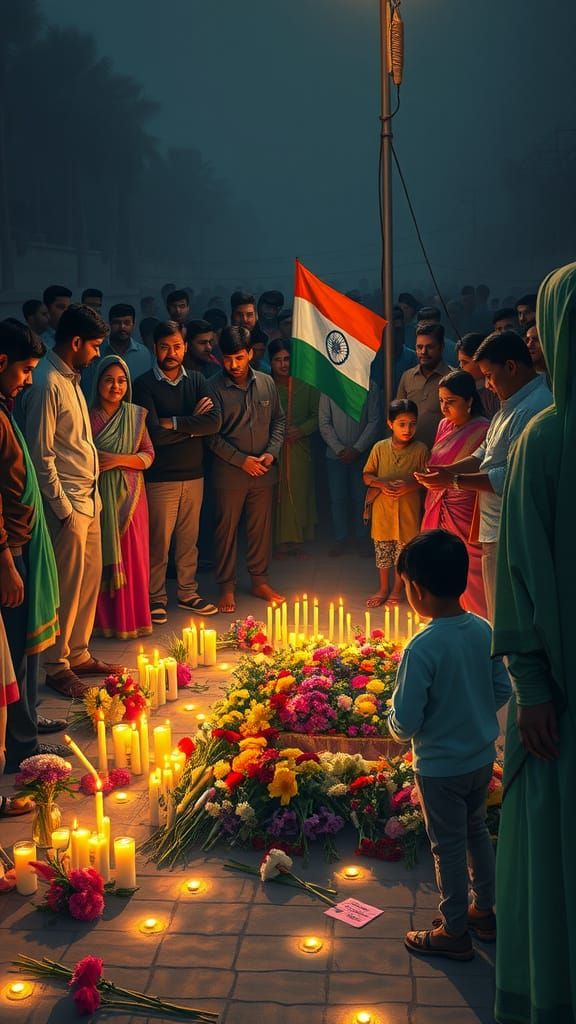 Pulwama Martyrs Honored in a Heartfelt Tribute