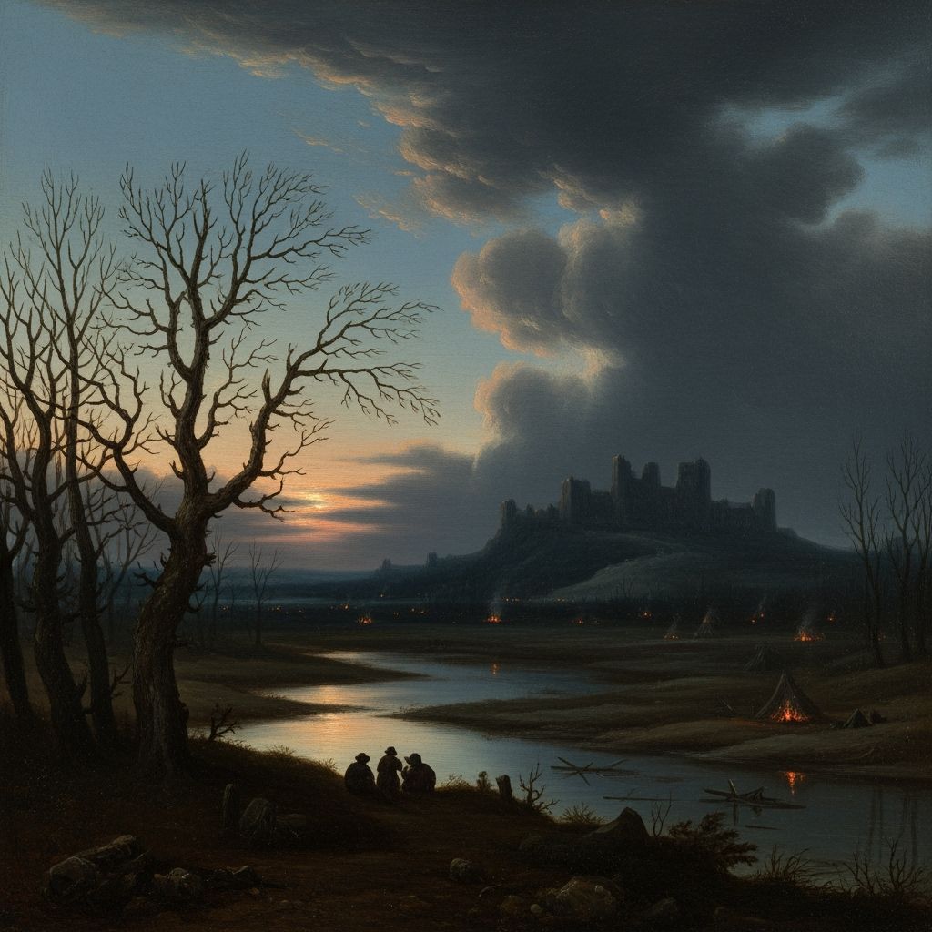Grimdark Landscape after Aert van der Neer