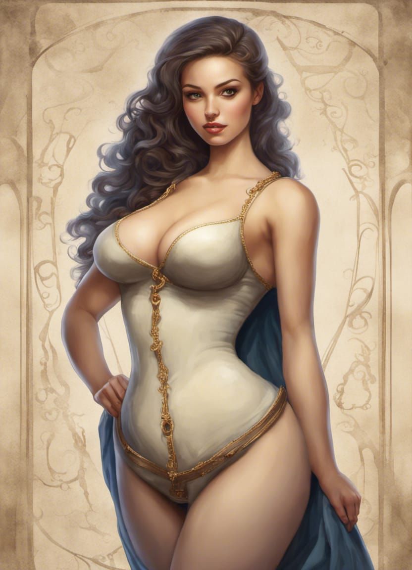 A very beautiful young lady,