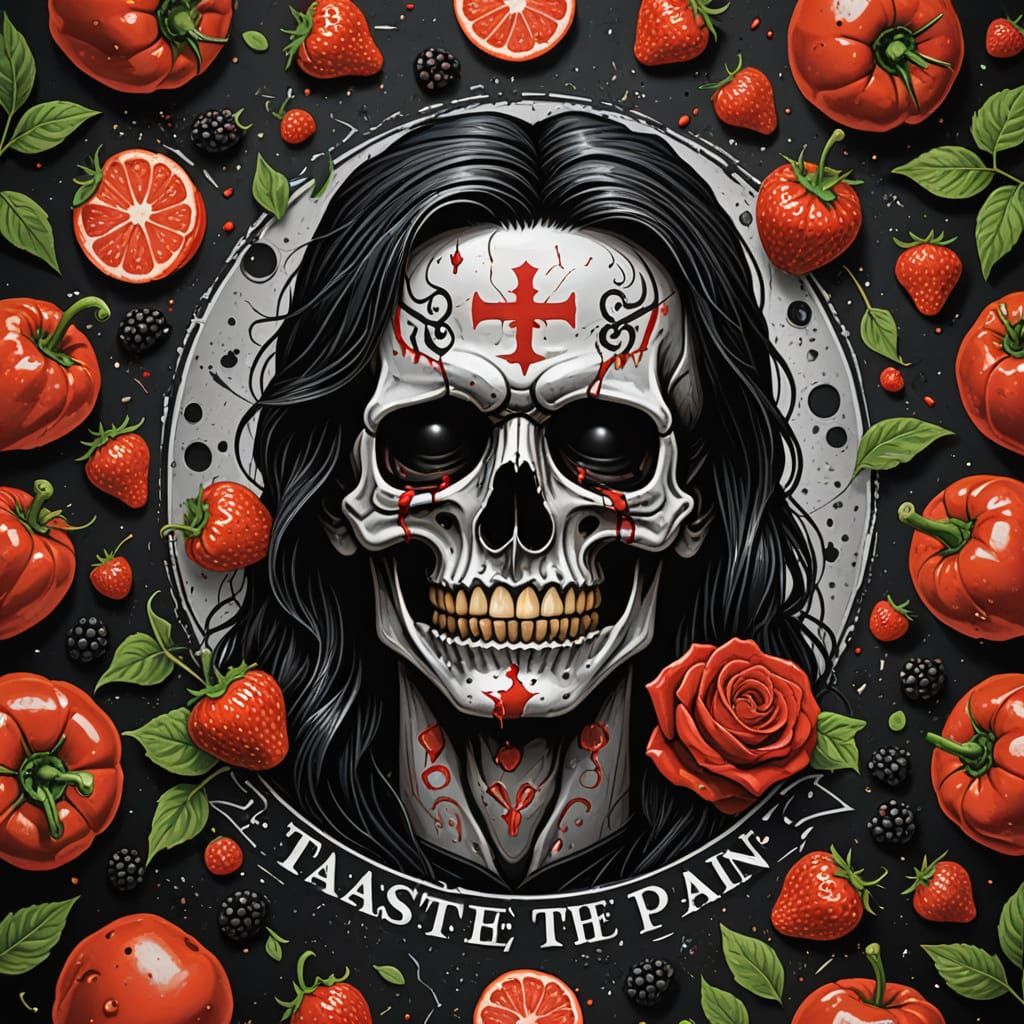 Taste The Pain AI Art