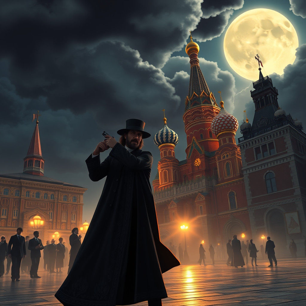 Rasputin Meets John Wick in Anime Style