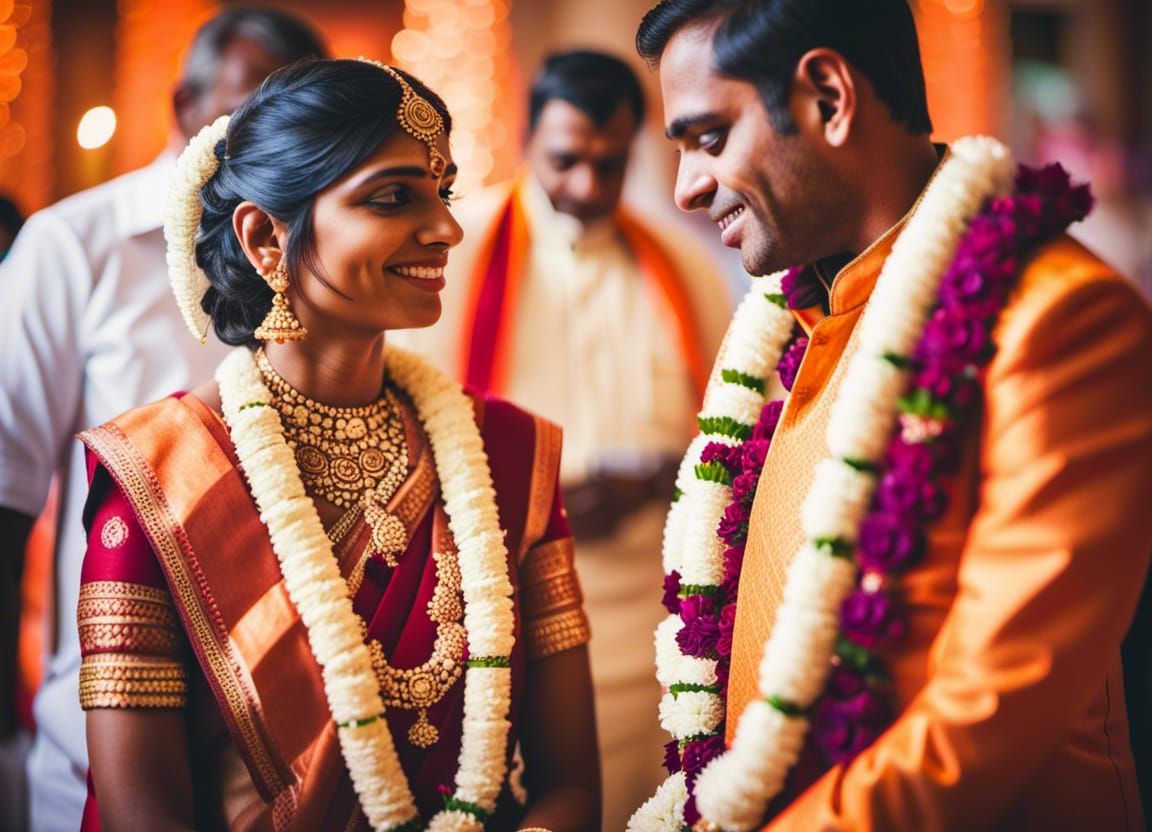 Hindu Wedding Ceremony in Temple: Professional Photography