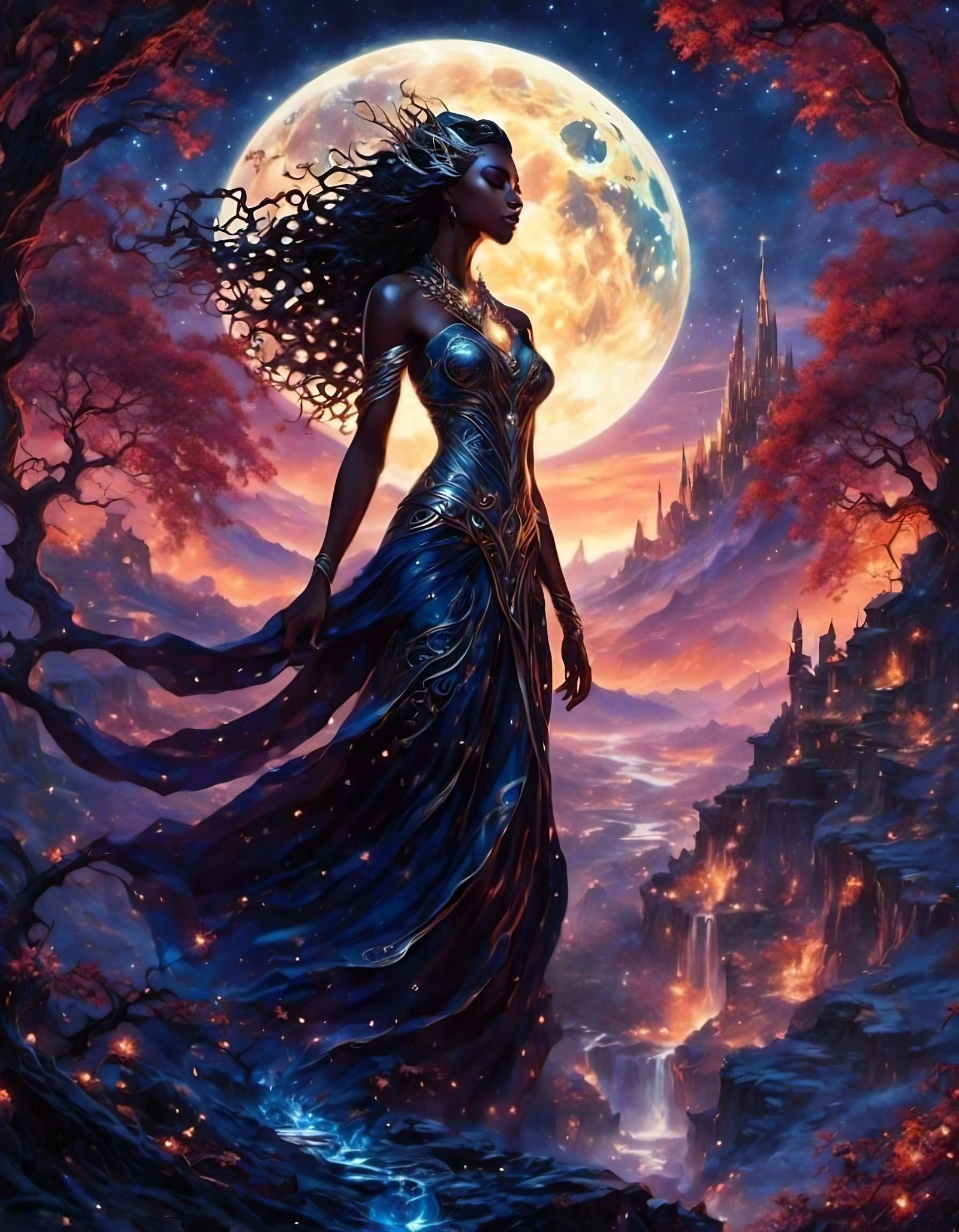 Sister Nightfall
	Come down to linger in heresy
	And come down on me with all your serenity