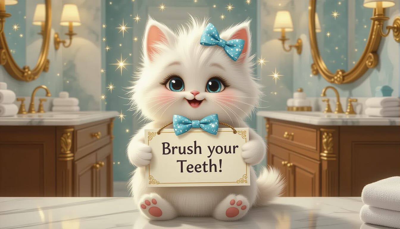 Magical Pet Promotes Dental Hygiene, Beatrix Potter Style