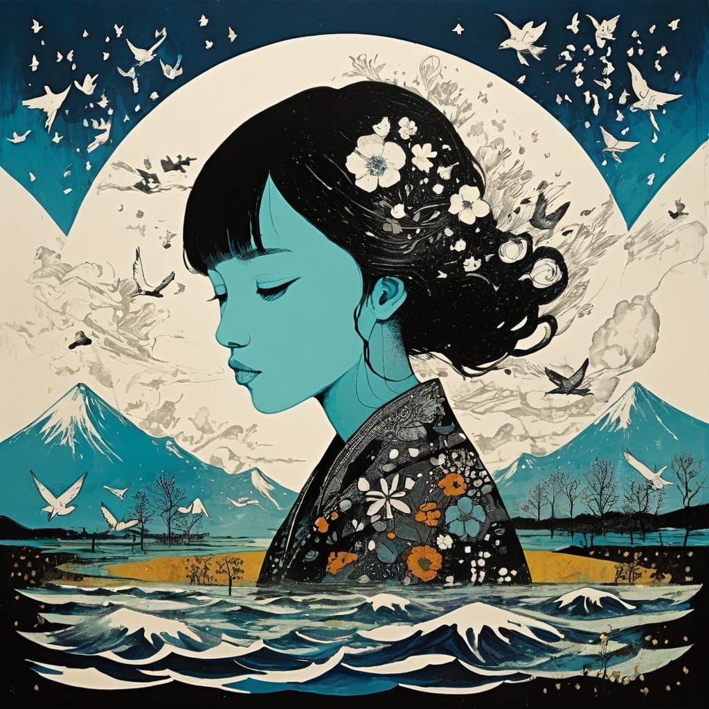 Whimsical Scenes of Nostalgia in Dreamlike Style