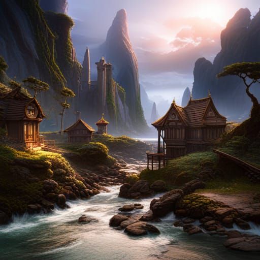 Fantastical Vanishing World in Deep Color