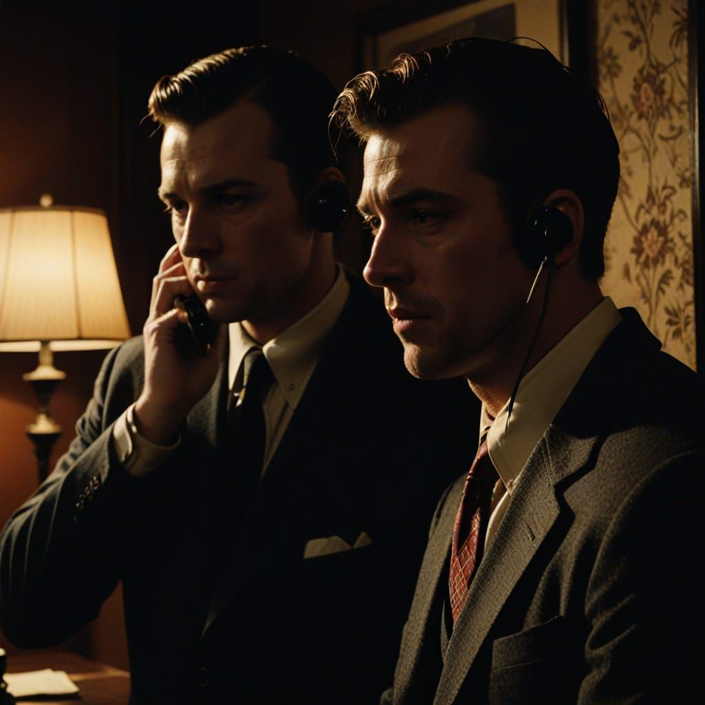 Film Noir Style Phone Call with MrBeast and Darren Watkins