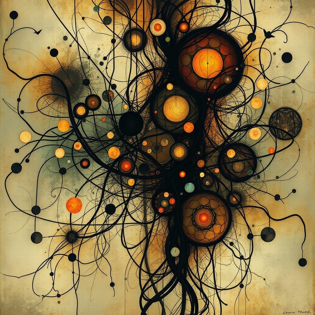 Abstract Rorschach Concepts in Tangled Gestalt Style