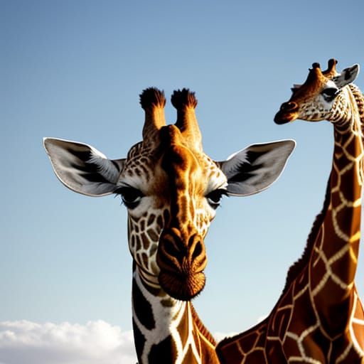 Hybrid Giraffe Antelope Creature