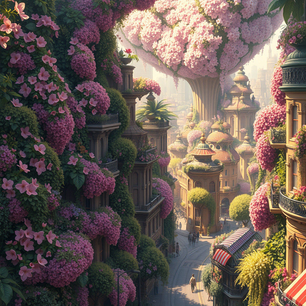 Blooming Metropolis: Nature Reclaims the City