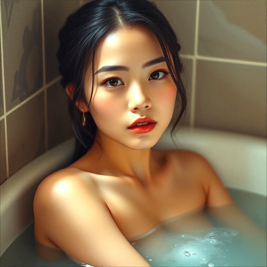 5 Images (4): Korean Woman Bathing Day.