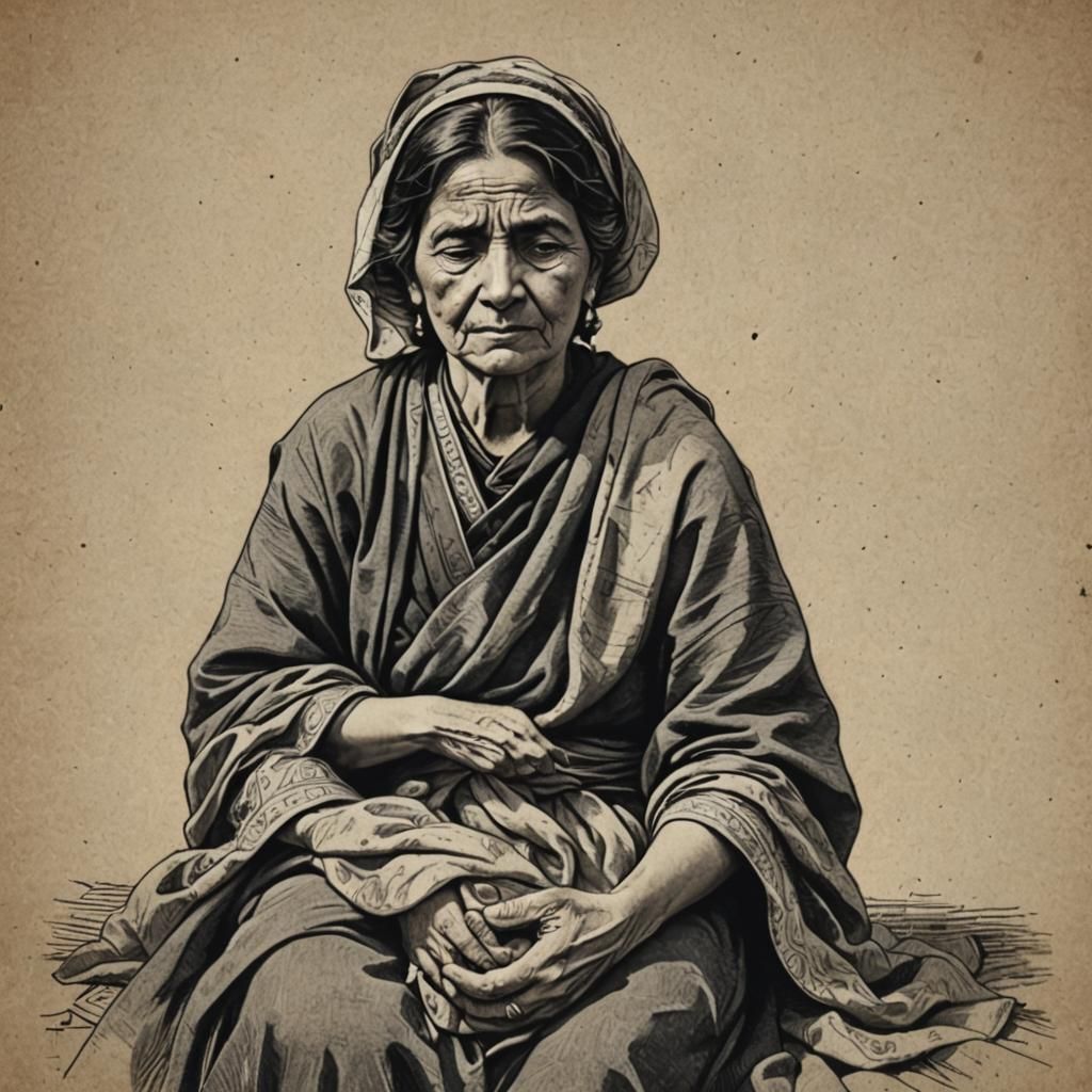 Woman in Costume Generated by AI