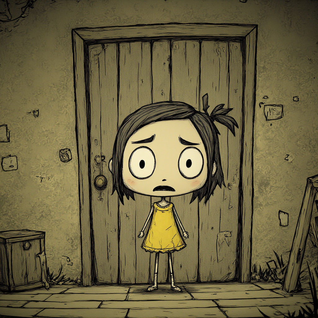 Anime Girl Reacts to Slammed Door