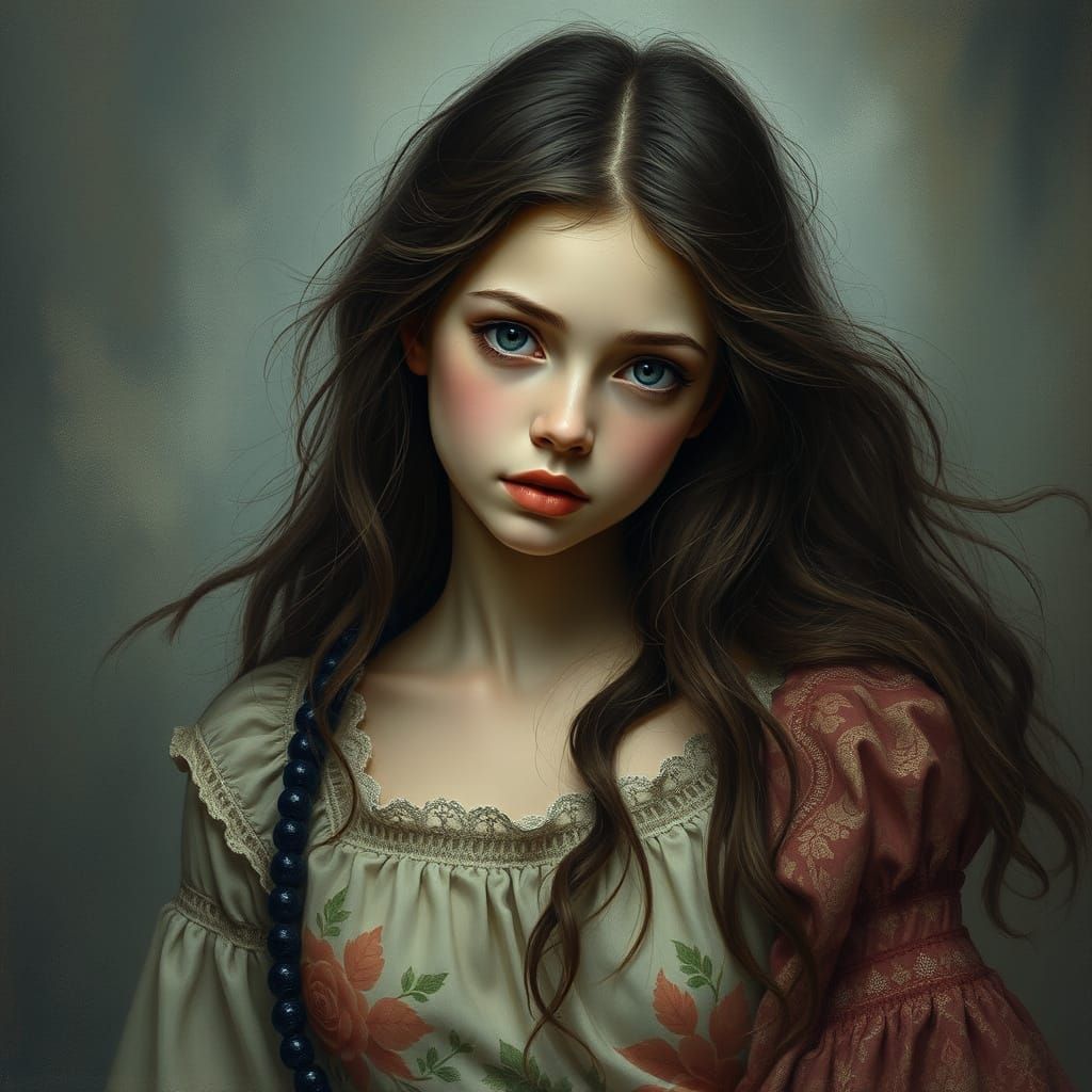 Mysterious Andrea: Portrait of a Young Woman