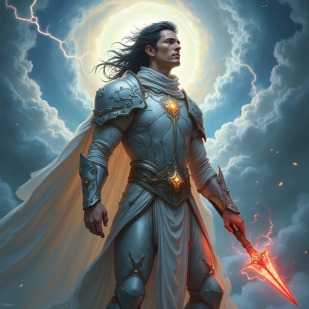 Ethereal Light Elf Embodies Magical Power