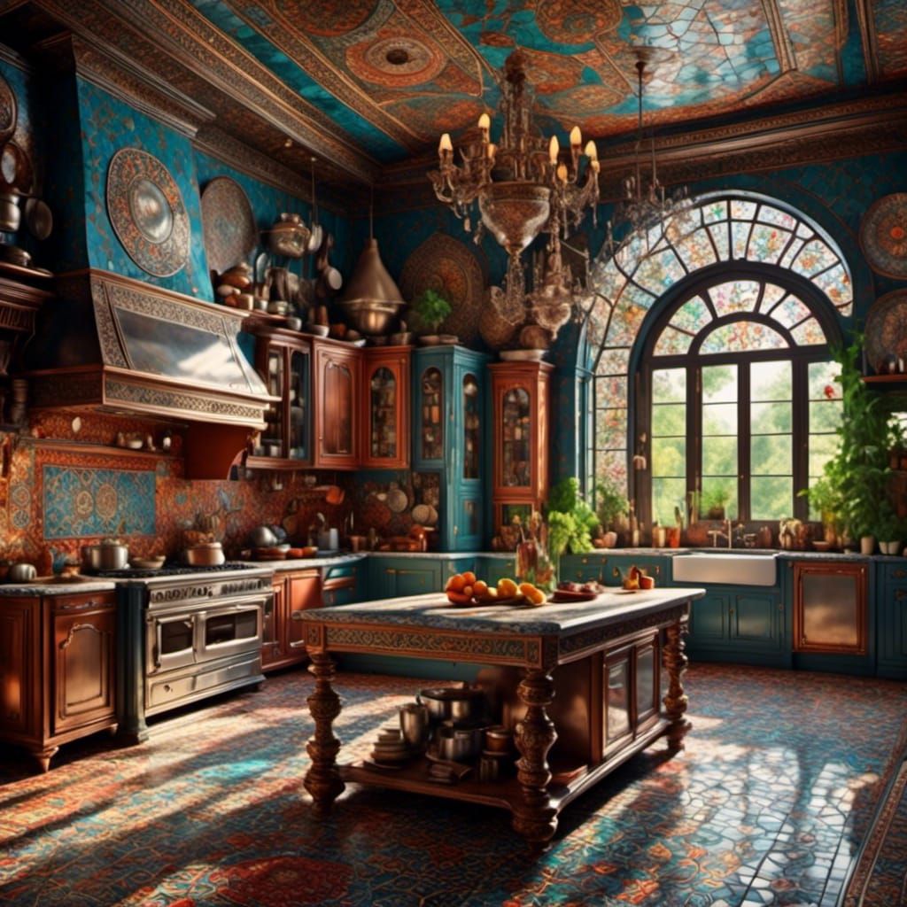 Neo-Ottoman kitchen