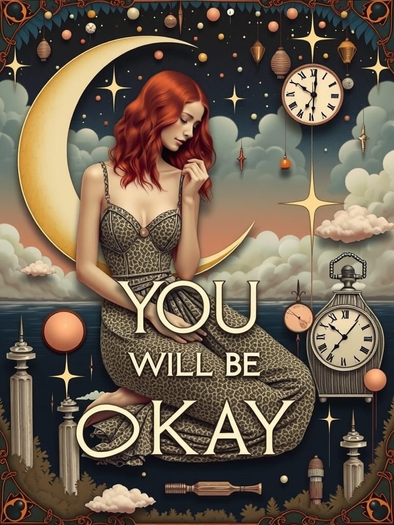 Empowered Surrealist Masterpiece in Early 1900s Style