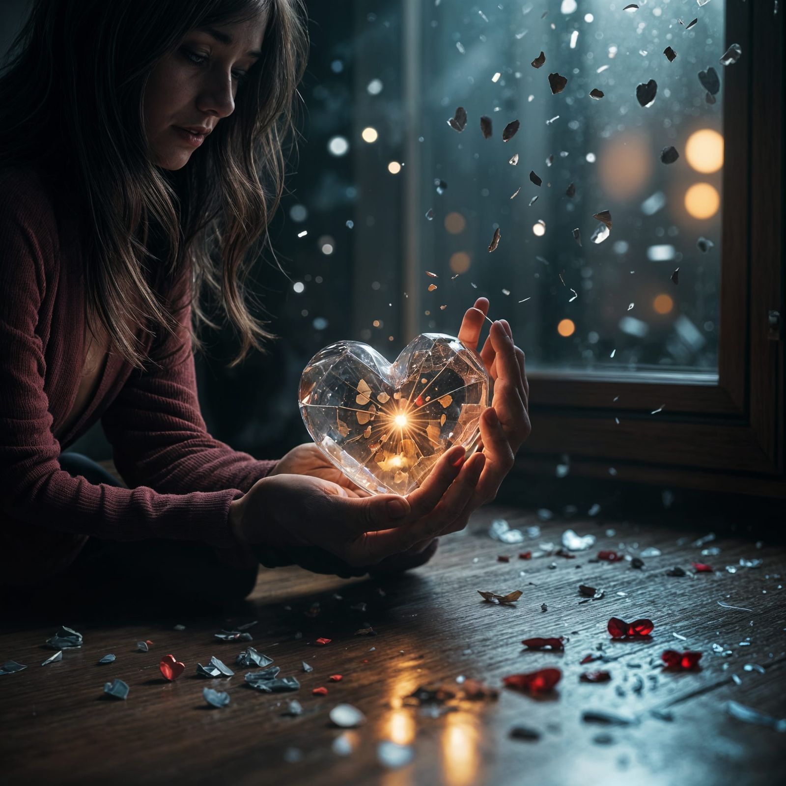 A Shattered Heart in Distress