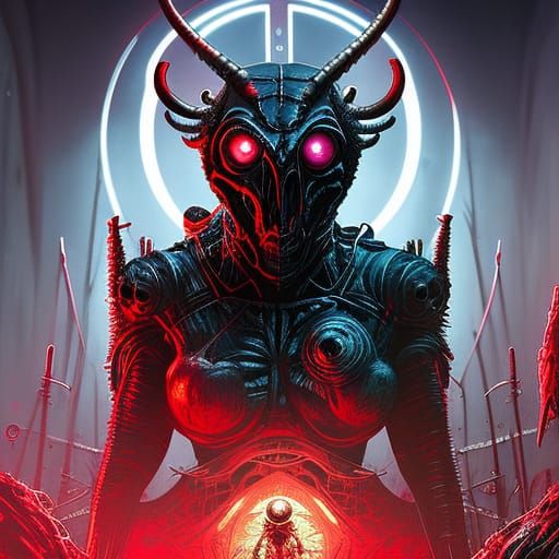 Dark Sci-Fi Alien Soul Trap Concept Art