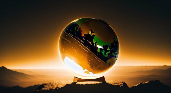 Hands Framing the World in Golden Hour Light