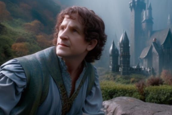 Bilbo's Birthday Party in Ethereal Fantasy Style