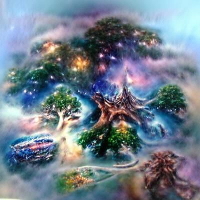 Galactic Tree of Life: Cosmic Yggdrasil