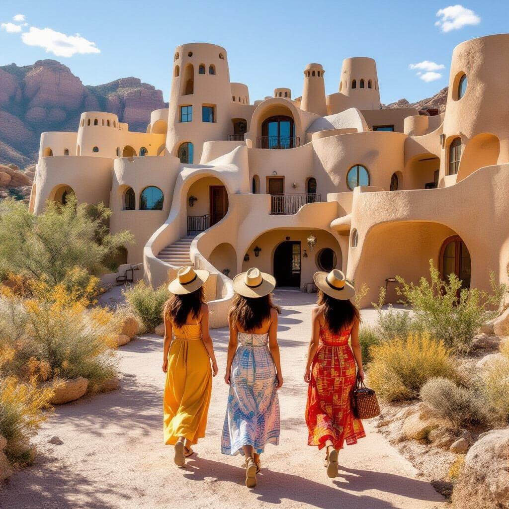Arcosanti: Utopian Desert City Inspired by Organic Architect...