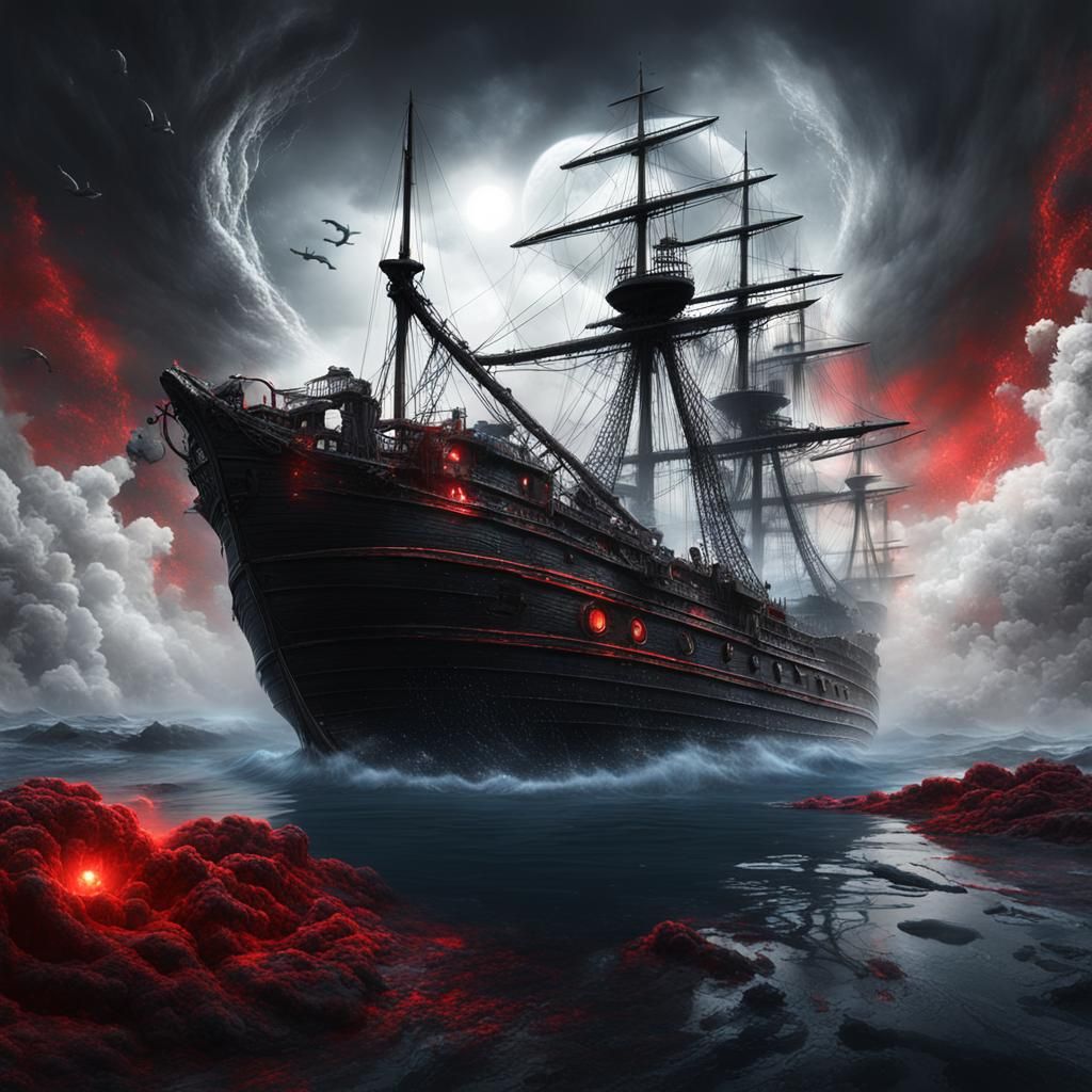 Surreal Whales and Exploding Suns in Black and White