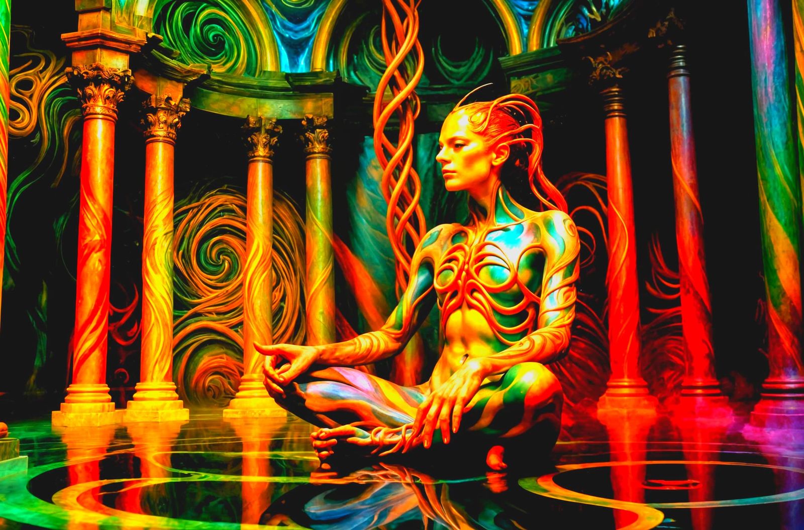 Rainbow Shadow Maelstrom in Galactic Magical Realism