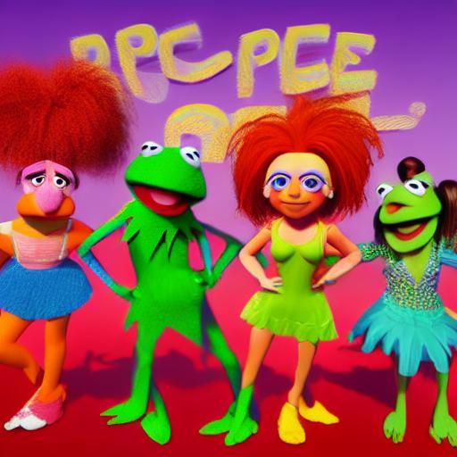 Muppet Spice Girls.