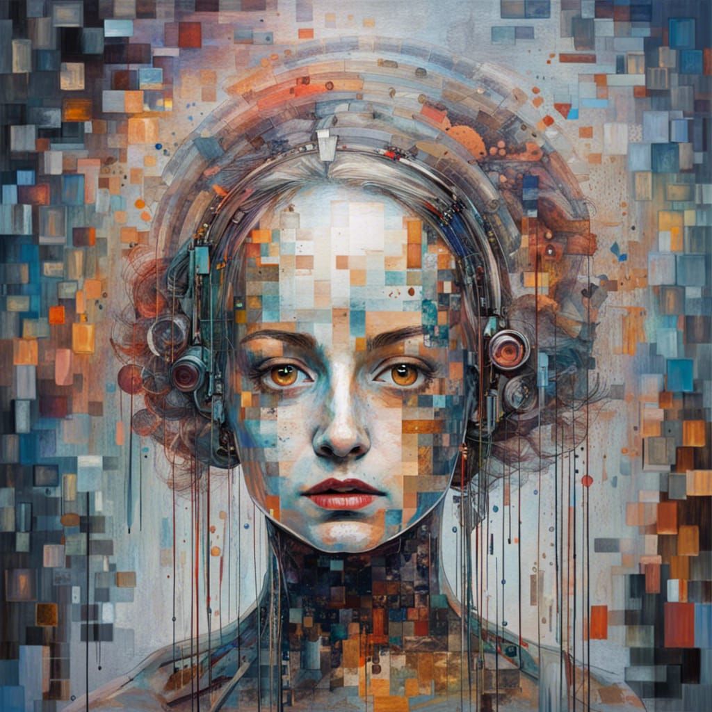 AI Art Obsession Visualized by AI