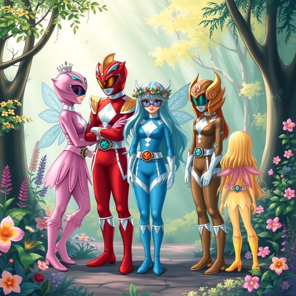 Magical Fairies as Super Sentai Rangers