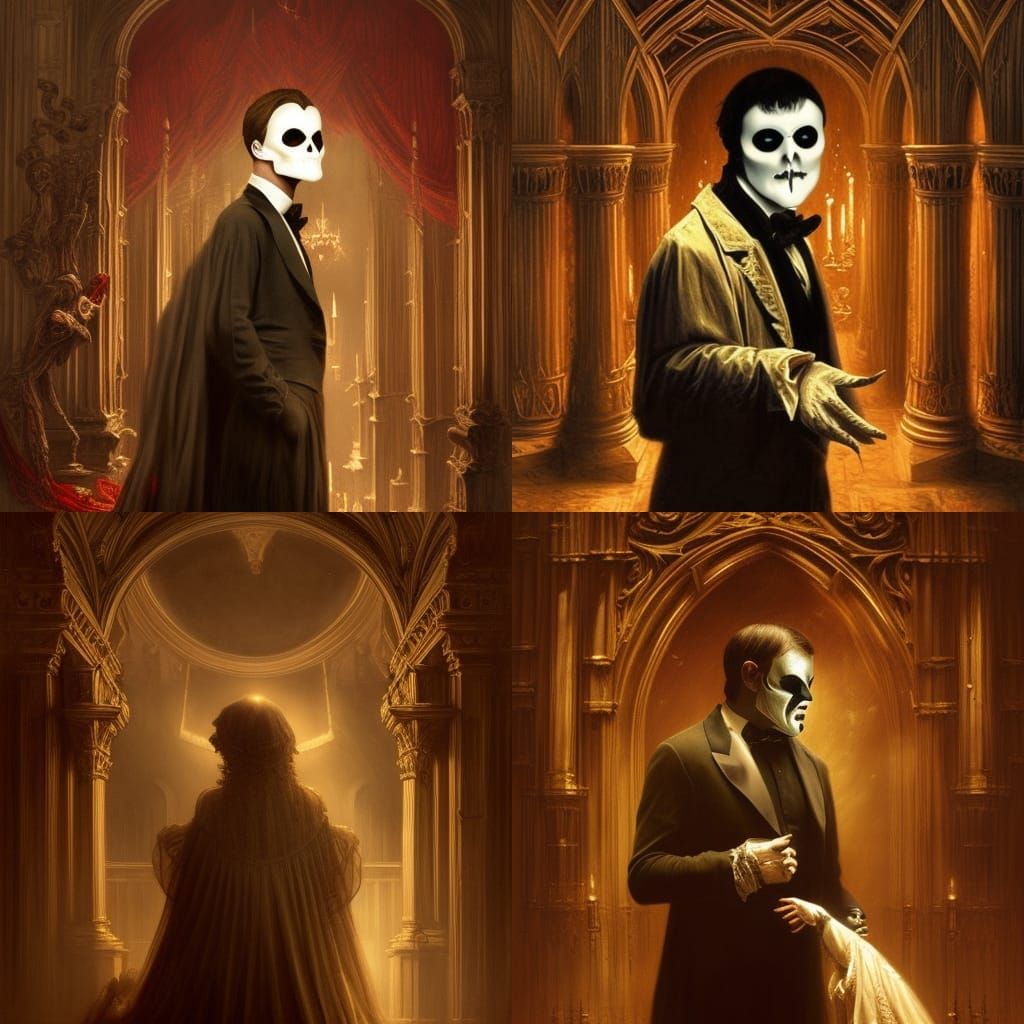 Phantom of the Opera in Hyperrealism