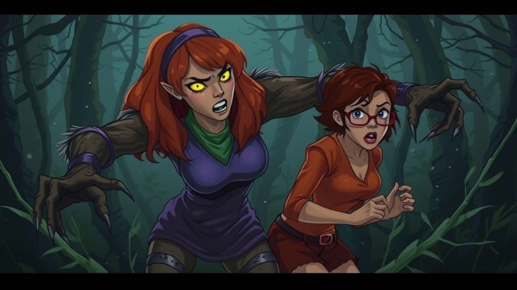 Daphne Werewolf and Velma