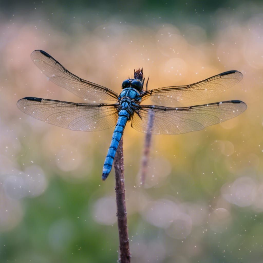 Dragonflies in Midsummer Night: Professional Photography