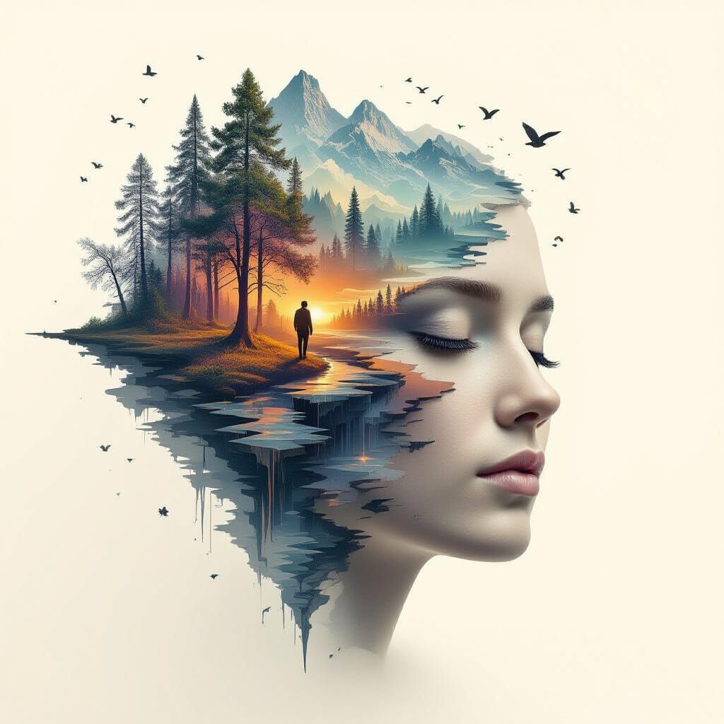 Abstract Mindscape of Sound and Sight