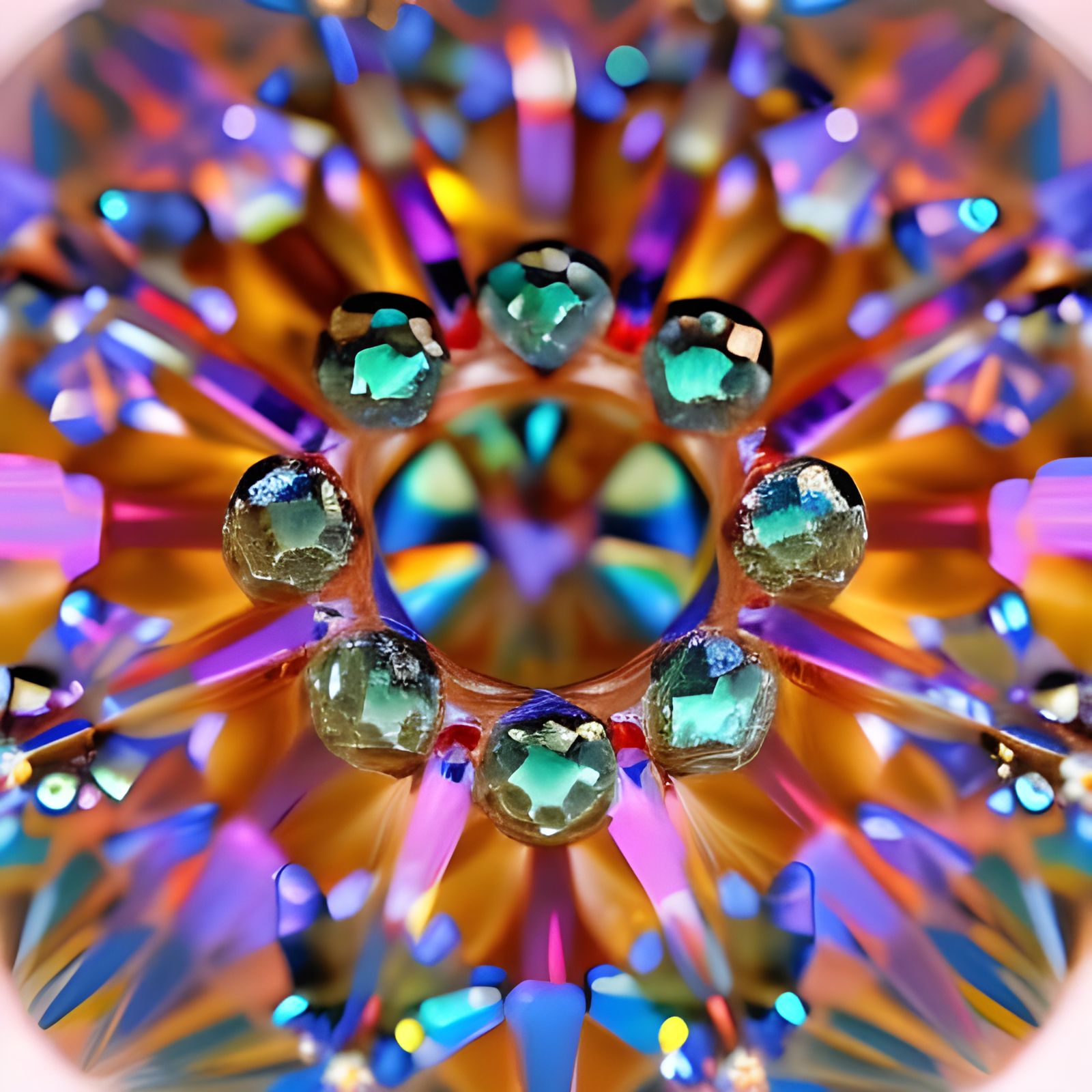 Crystalline Celebration: Centrifugal Clear Crystals
