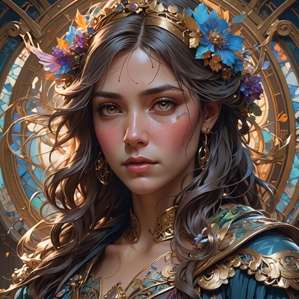 Hyperdetailed Portrait in Dynamic Lighting