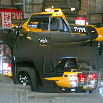 Toyota Hilux as NYC Taxicab