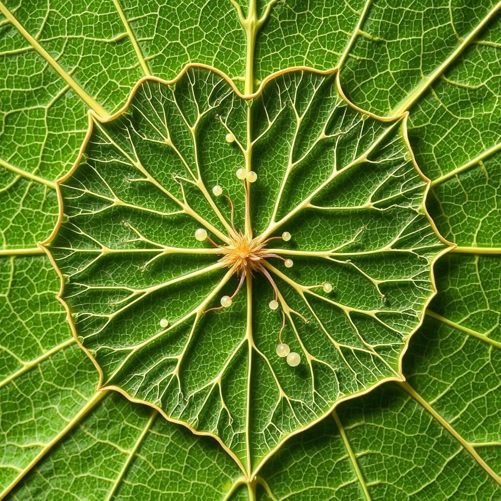 Owen Mortensen's Organic Art: Delicate Leaf Structures Revea...