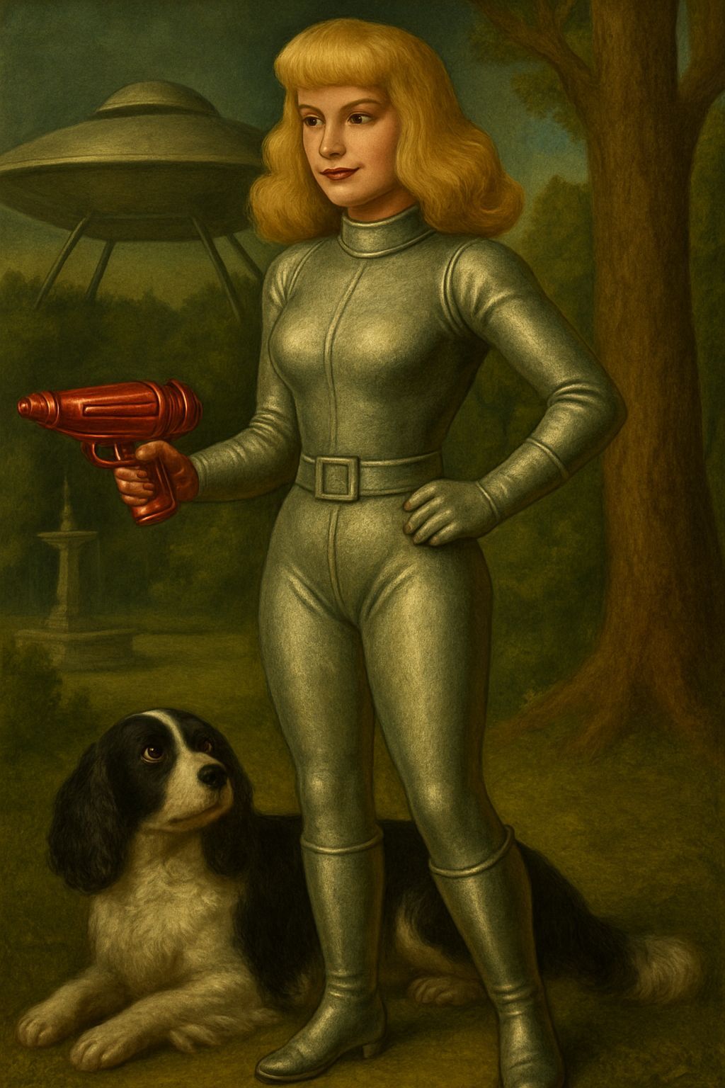 Barbarella Space Queen in Van Eyck Style
