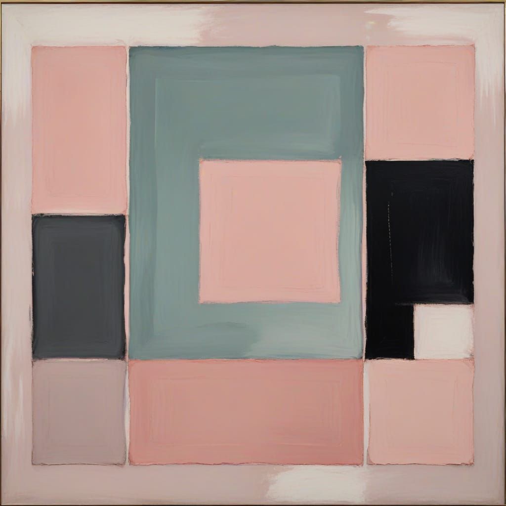 Subtle Color Field Painting with Dreamlike Quality