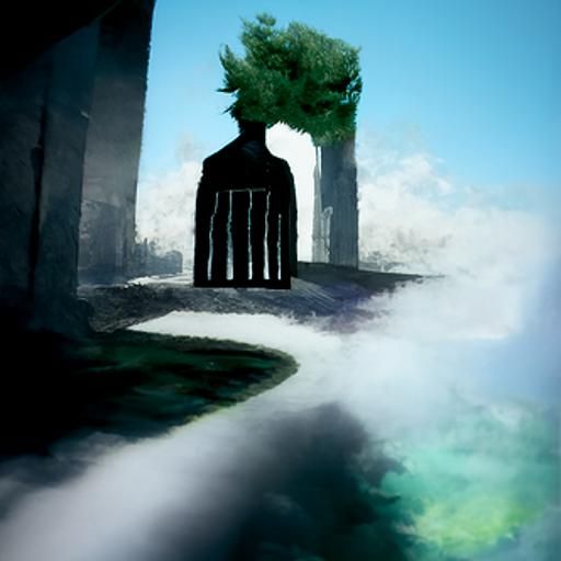 The Caretaker: Stage 1000 Conceptual AI Art