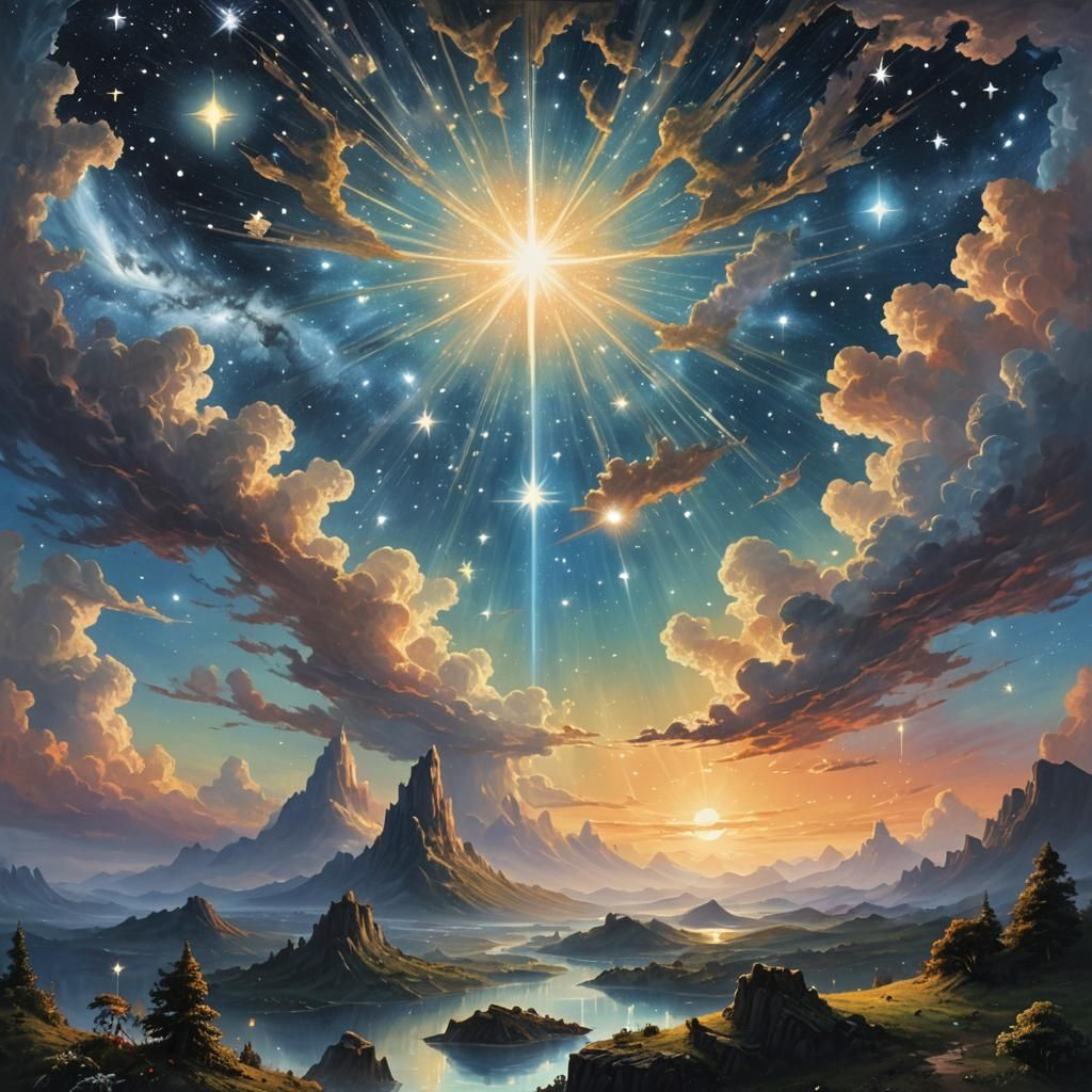 Glimmering Star in the Sky: Comic Book Art