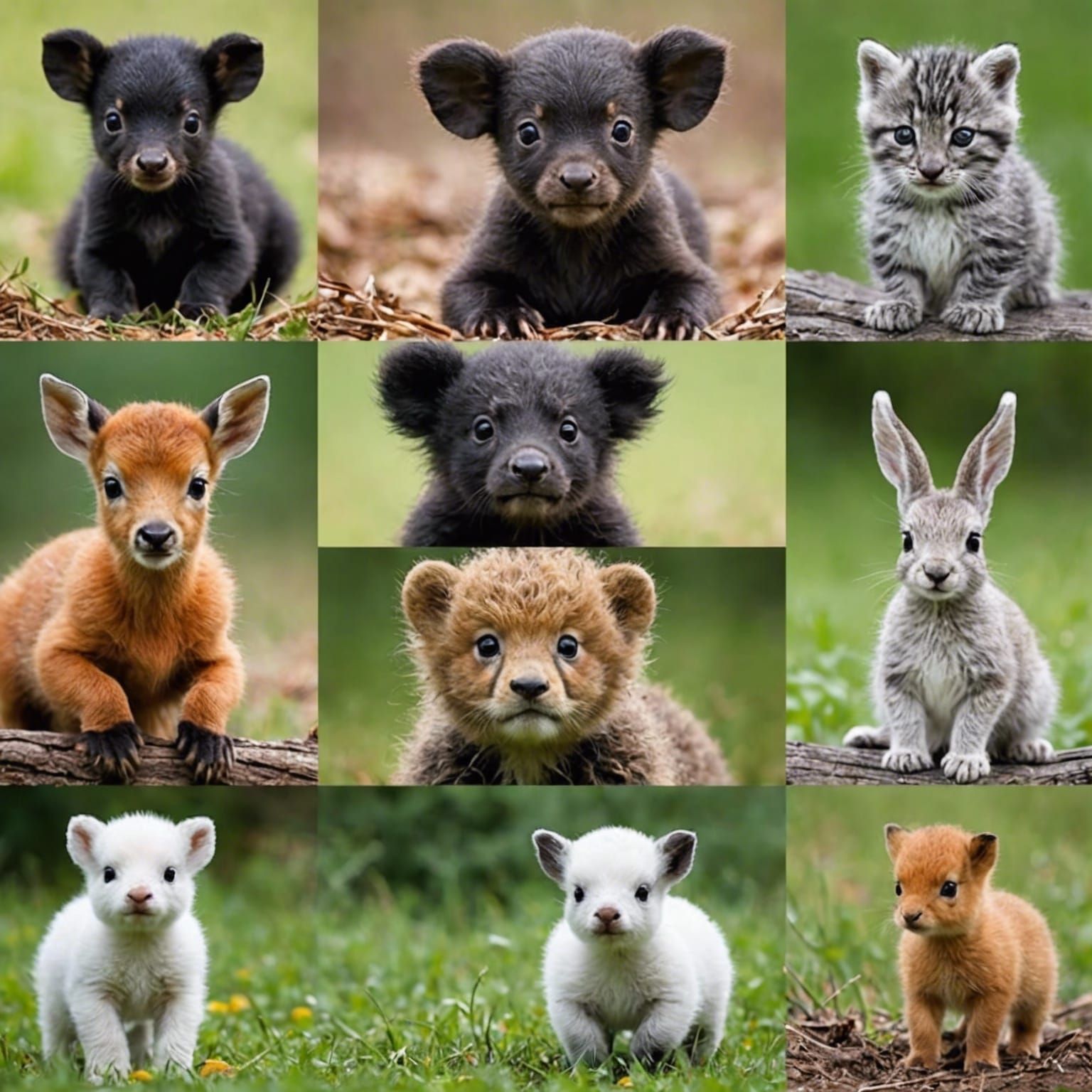 Adorable Baby Animals Generated by AI