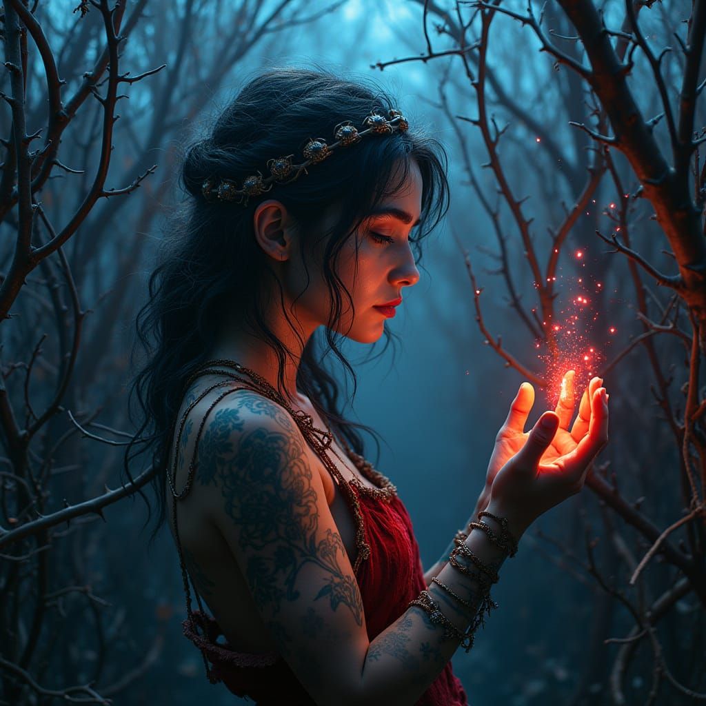 Arcane Arcanist in Barbed Wire Maze