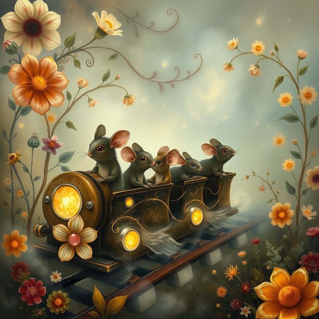 Mystic Floral Organic Train